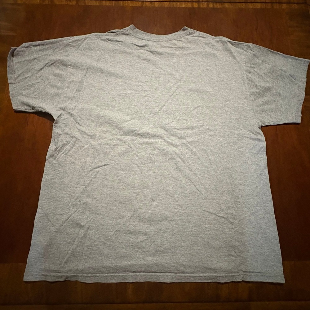 Vans Classic Fit Heather Grey Graphic T-Shirt Mens XL Big Logo Skate - Picture 2 of 2